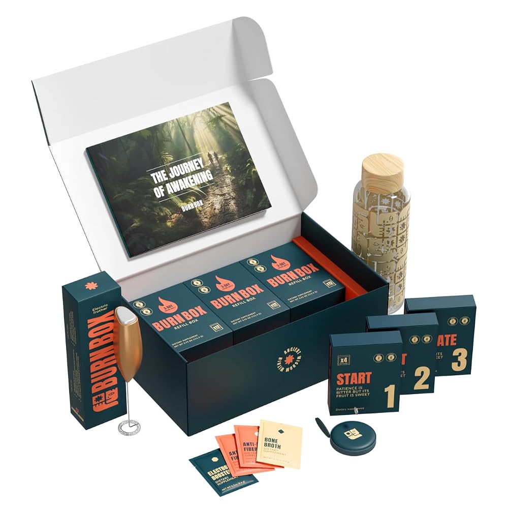 BURNBOX 3 Day Fasting Kit, Intermittent Fasting Drink for Women & Men