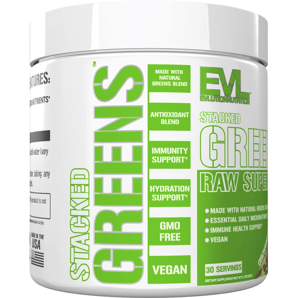 Evlution EVL Stacked Greens Powder Immune Support - 30 Servings - image 4