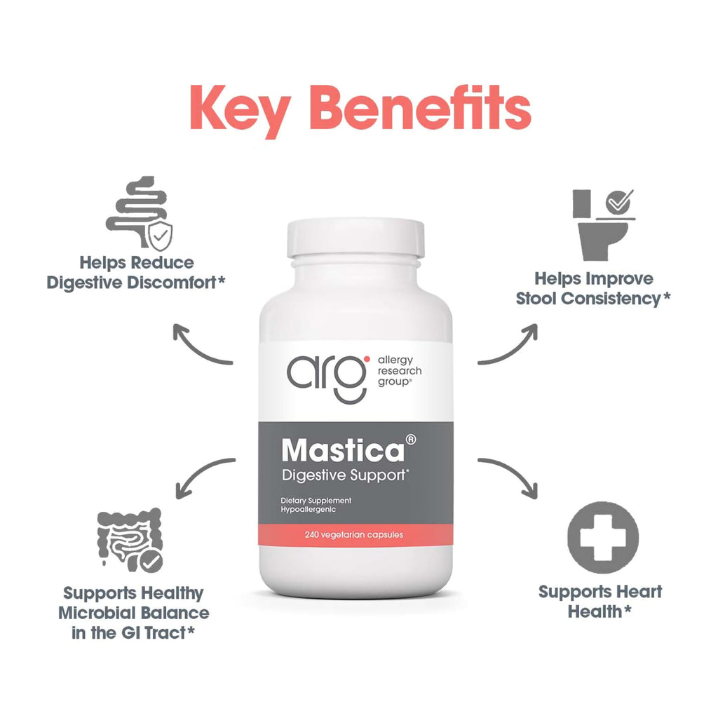 Allergy Research Group Mastica Chios Mastic Gum Digestive Support - 240 Capsules - image 4