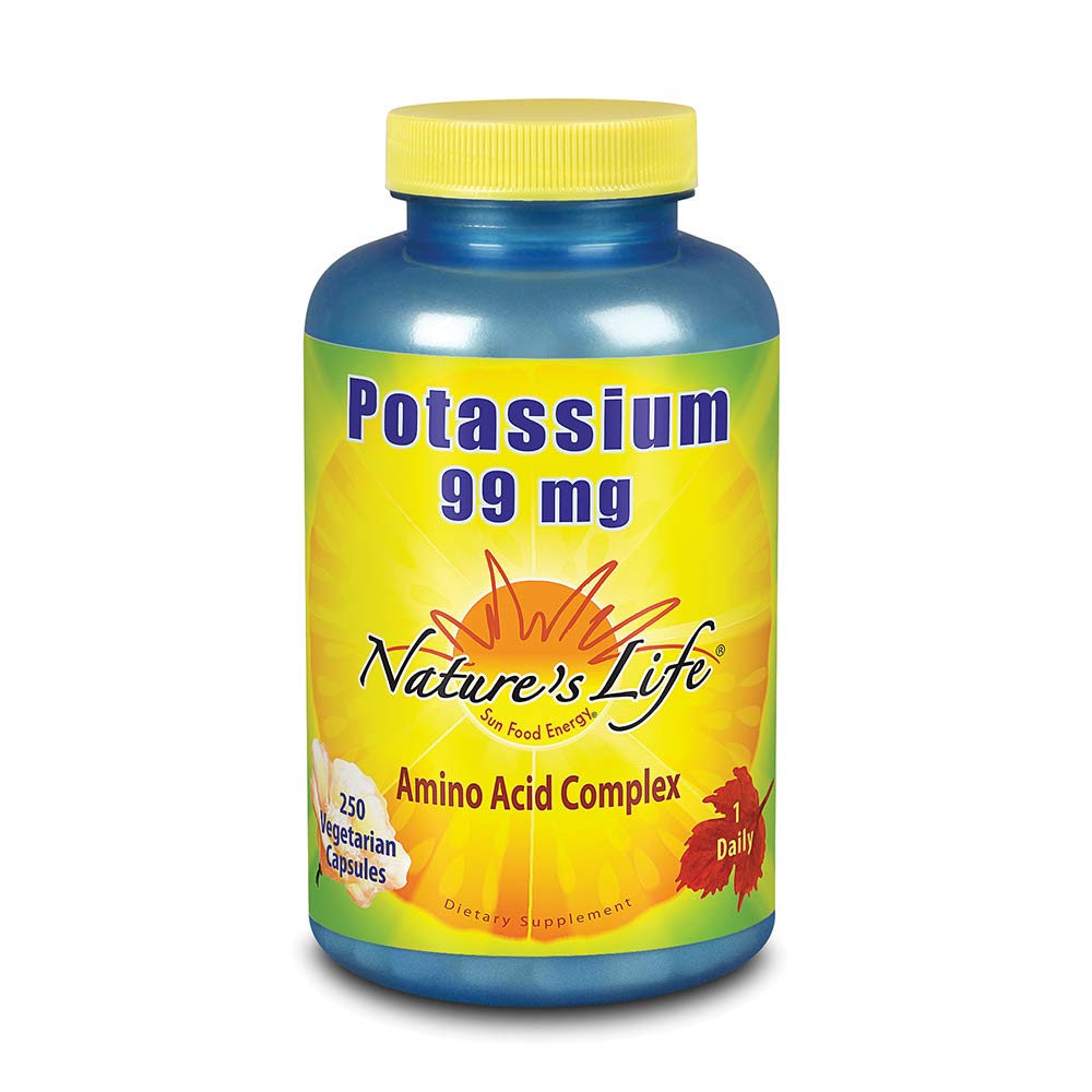 Nature's Life Potassium Supplement - 250 Vegetarian Capsules