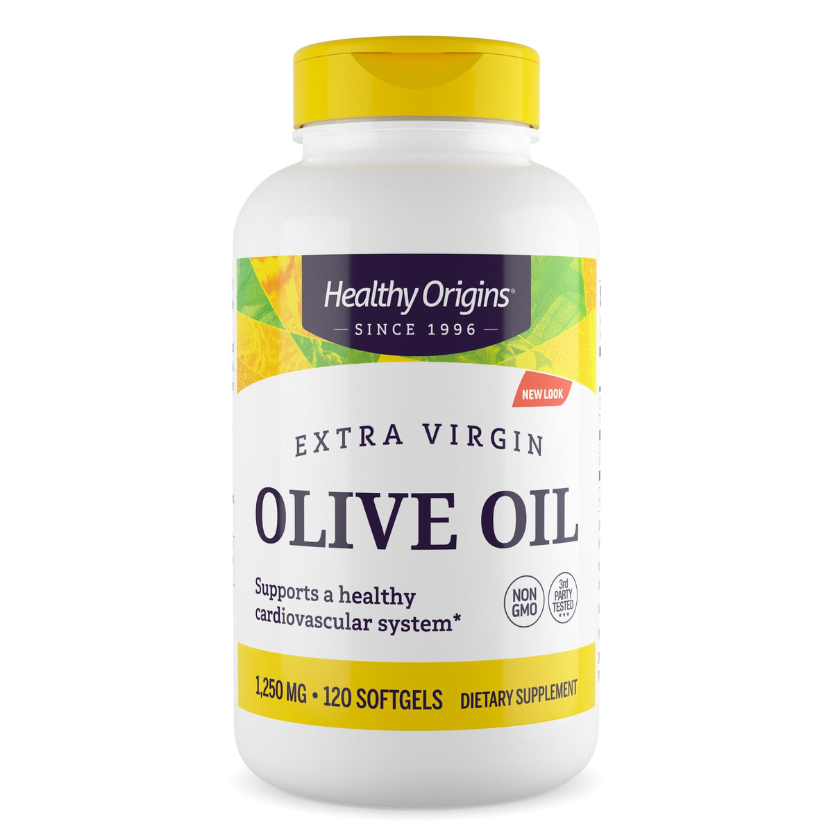 Healthy Origins Extra Virgin Olive Oil 1,250 mg - 120 Softgels