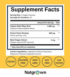 Natgrown Black Maca Root & Panax Ginseng Capsules - 120 Count - image 4