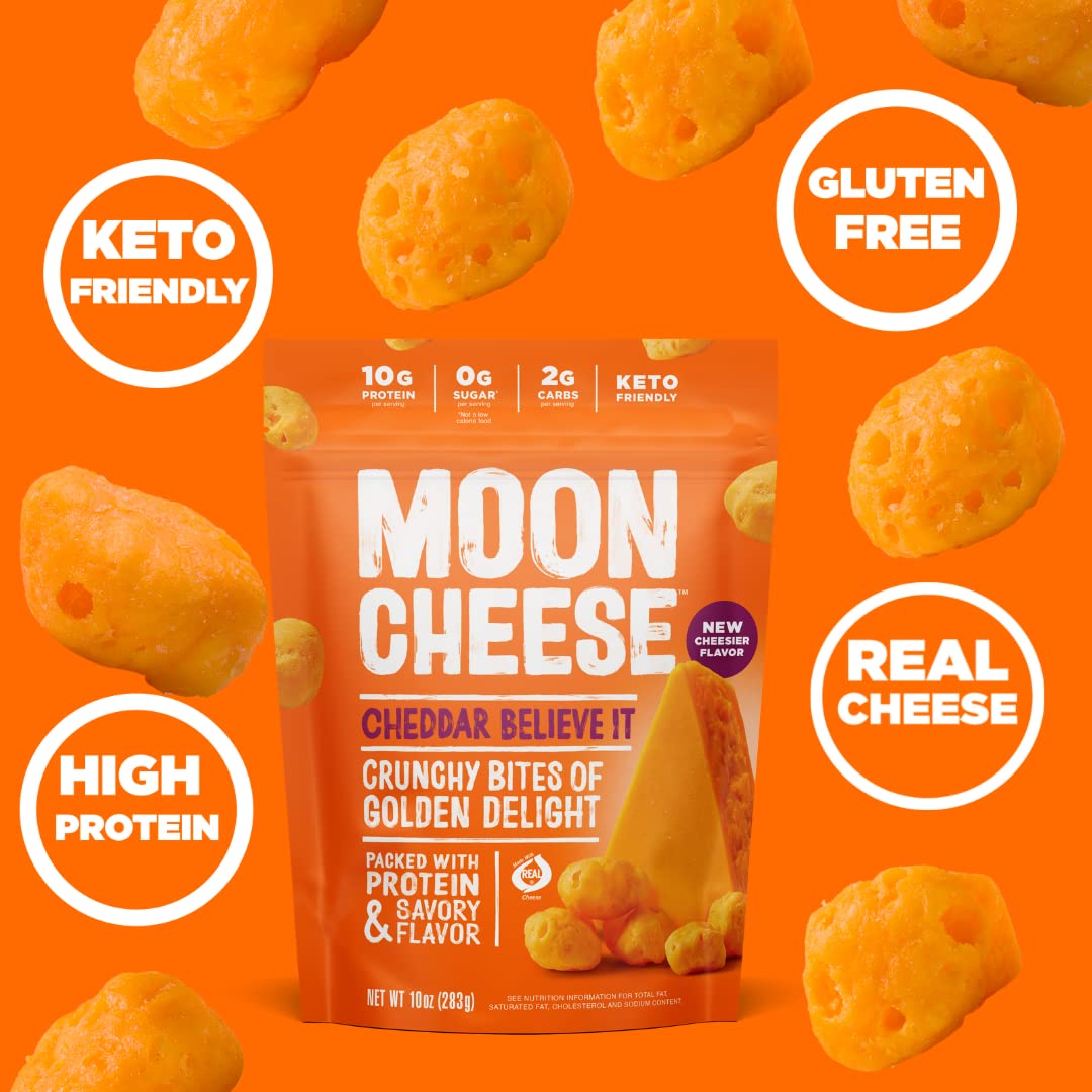 Moon Cheese Cheddar Believe It Cheese Bites - 3 Pack - image 5