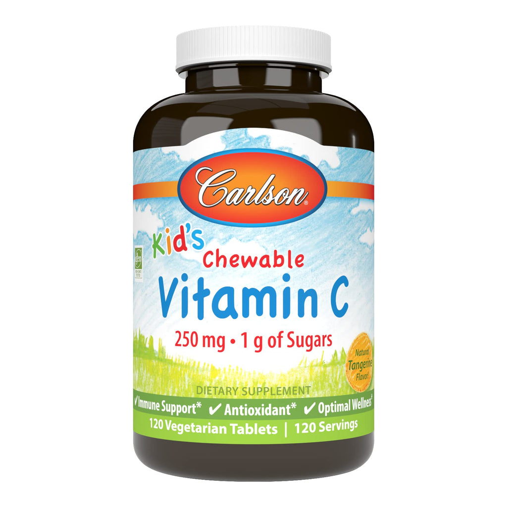 Carlson Kid's Chewable Vitamin C 250 mg - 120 Tablets