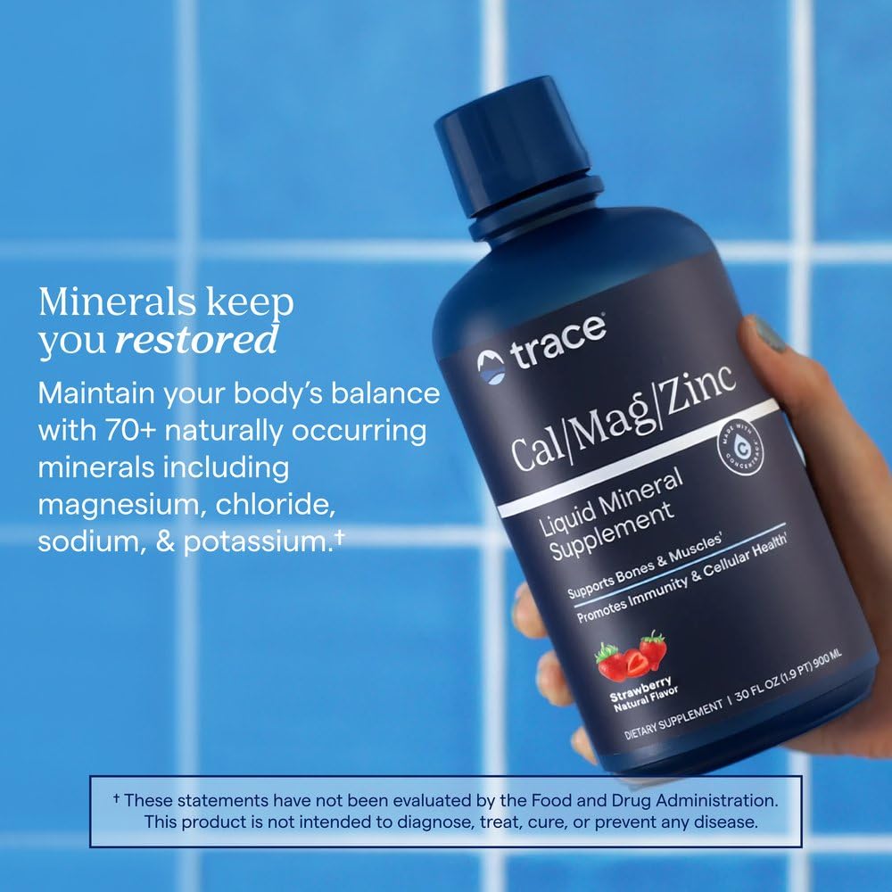 Trace Minerals Liquid Cal Mag Zinc with Vitamin D3 - 30 fl oz - image 5