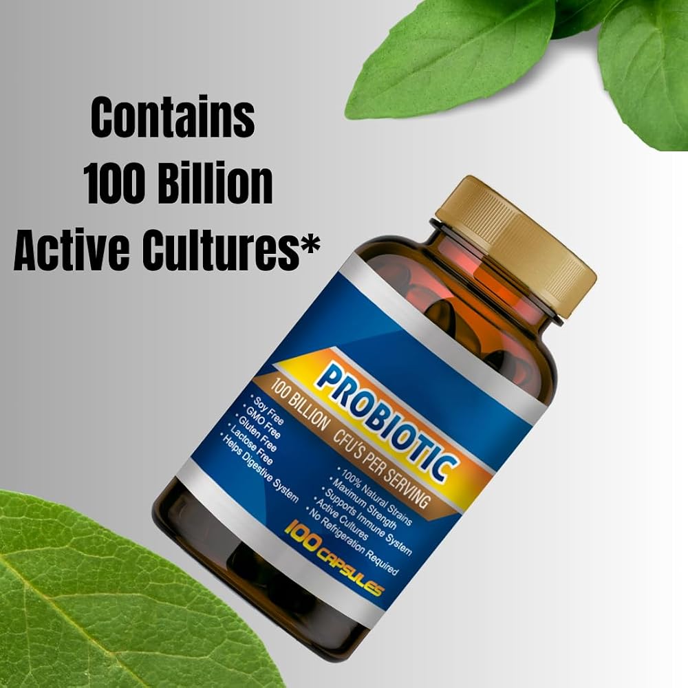 Generic Probiotic Supplement 100 Billion CFUs - 100 Capsules - image 4