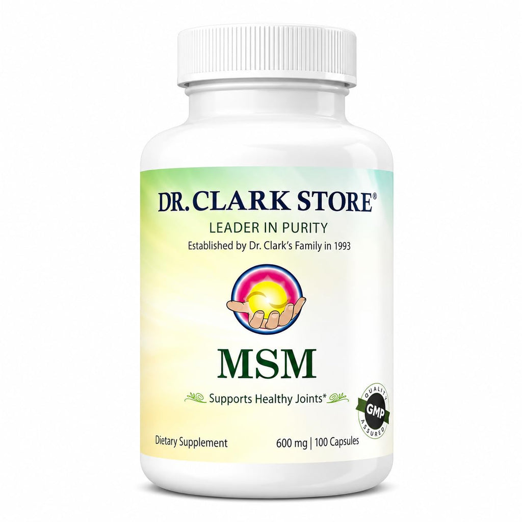 Dr Clark MSM Supplement 600mg - 100 Capsules
