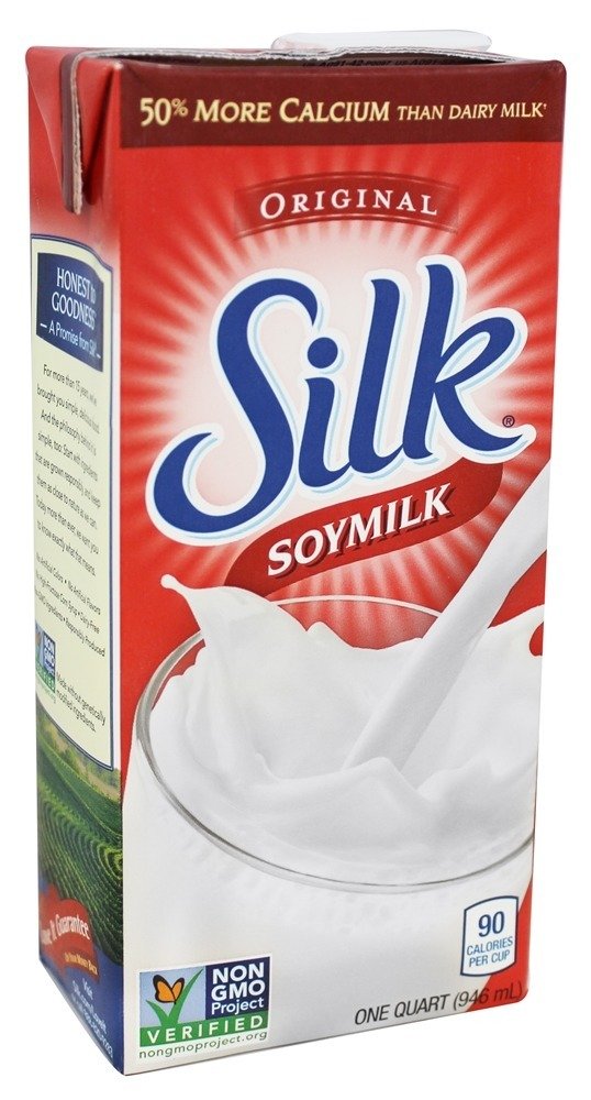 Silk Lactose Free Plain Organic Soymilk - 32 oz