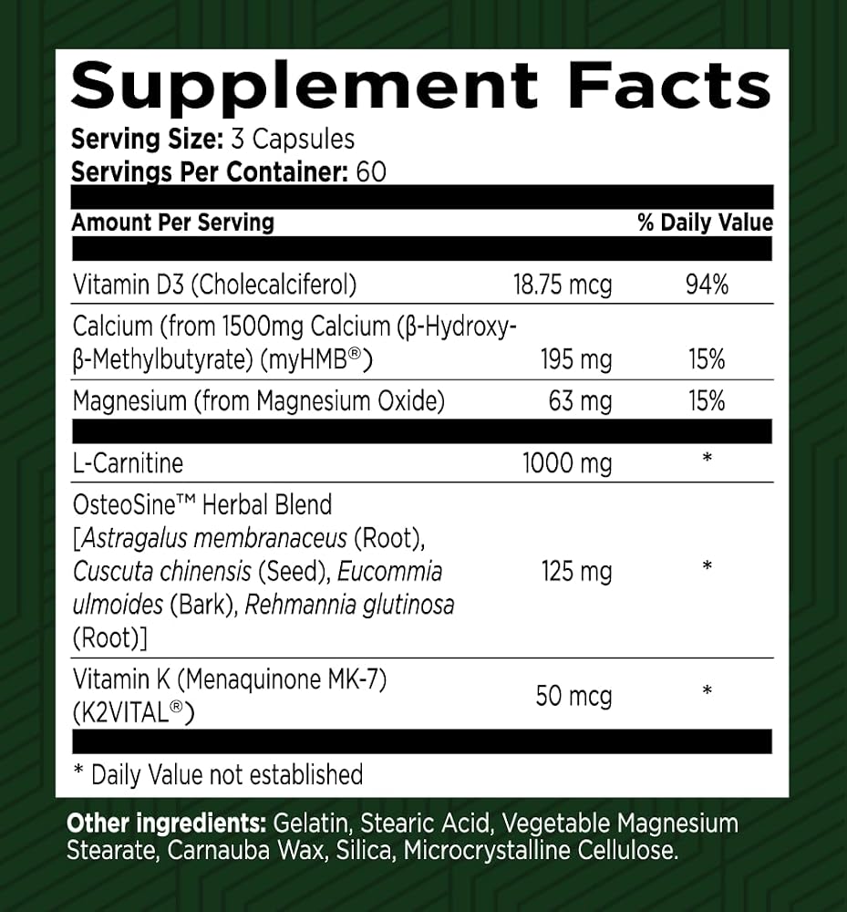 GREEN VALLEY NATURALS Bone and Muscle Defense