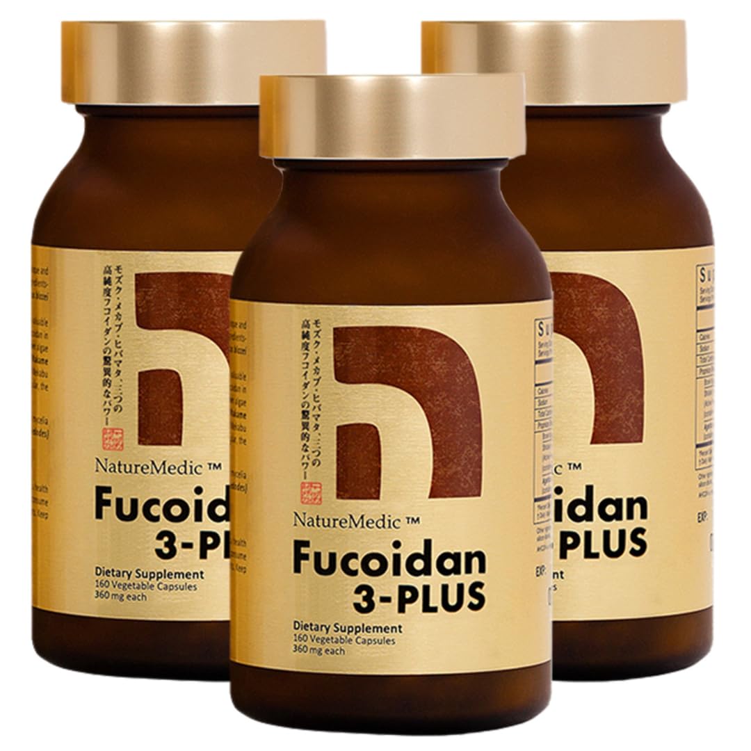 NatureMedic Fucoidan 3-Plus Brown Seaweed Immunity Supplement
