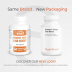 Supersmart Brewer's Yeast Hair Boost with Biotin & Zinc - 60 Vegetarian Capsules - image 2