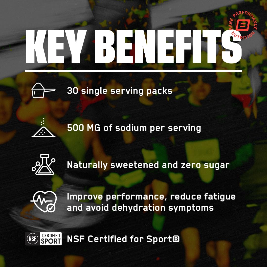 Bare Performance Nutrition BPN Electrolytes Hydration Drink Mix