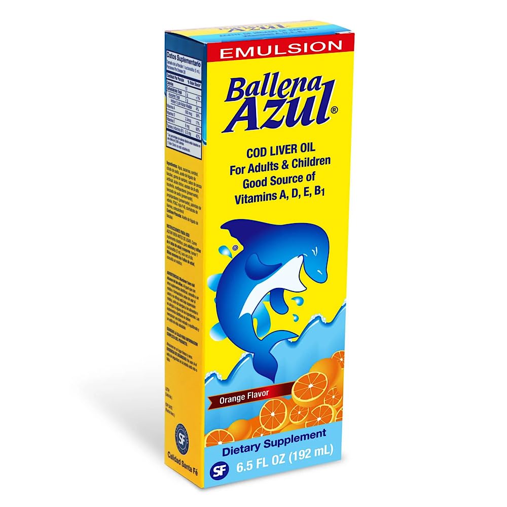 Ballena Azul Cod Liver Oil Emulsion for Adults and Children - 6 Fl Oz - image 3