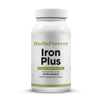 Herbsforever Iron Plus Capsules Supplement - 60 Capsules