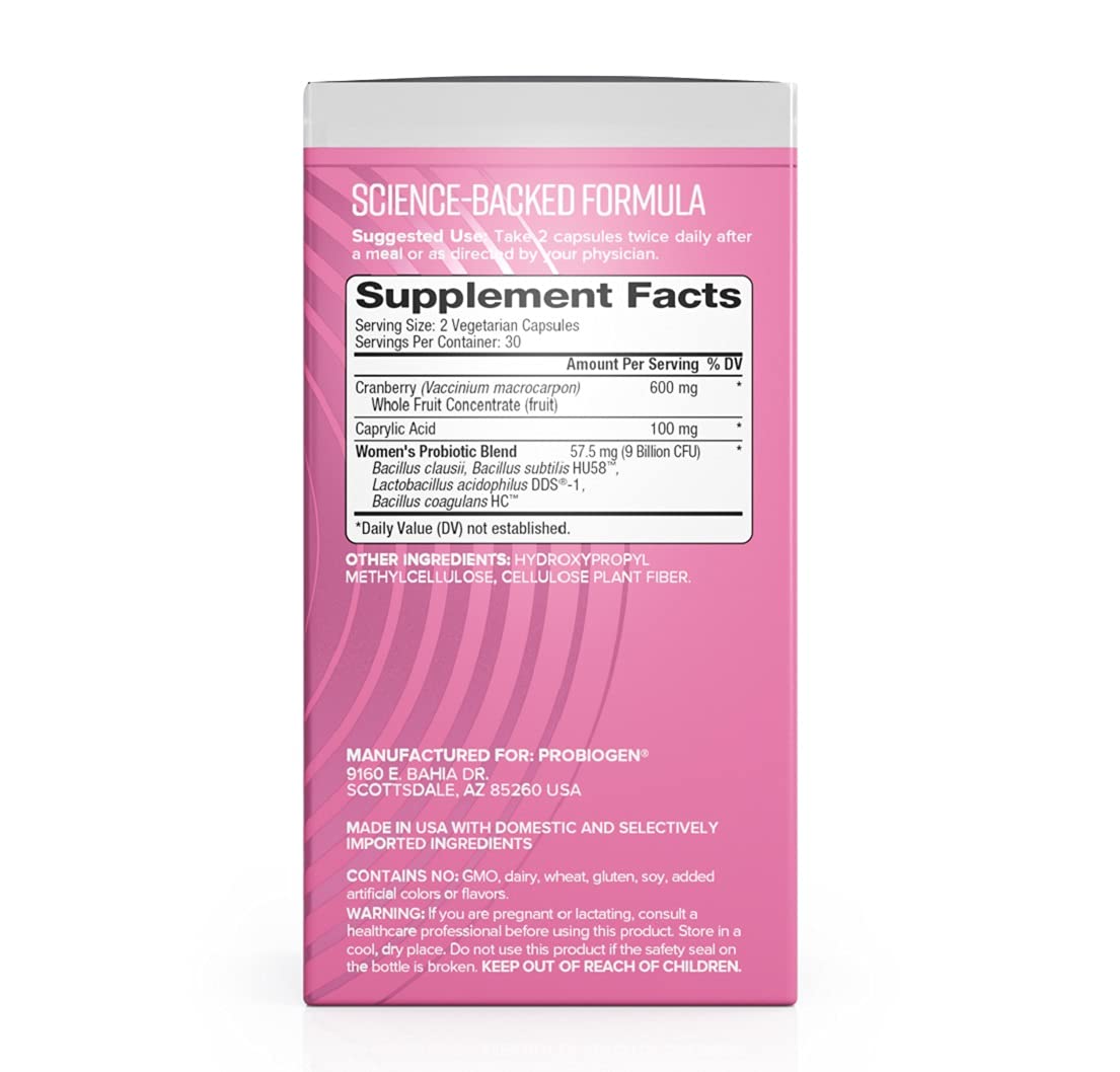 Probiogen Women's Daily Probiotic with Smart Spore Technology - 60 Capsules - image 5