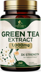 Nature's Nutrition Green Tea Extract 1000mg - 240 Capsules
