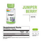 SOLARAY Juniper Berry 450 mg Vegetarian Capsules - 100 Count - image 3