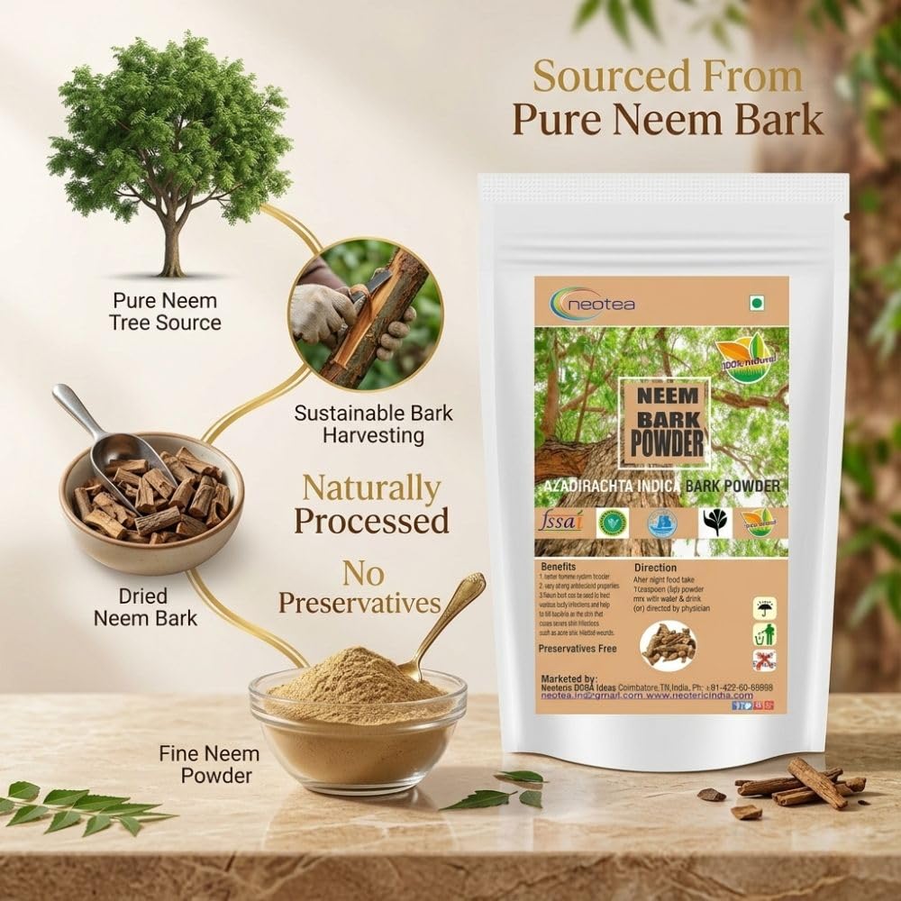 Neotea Neem Bark Powder - 300g - image 6