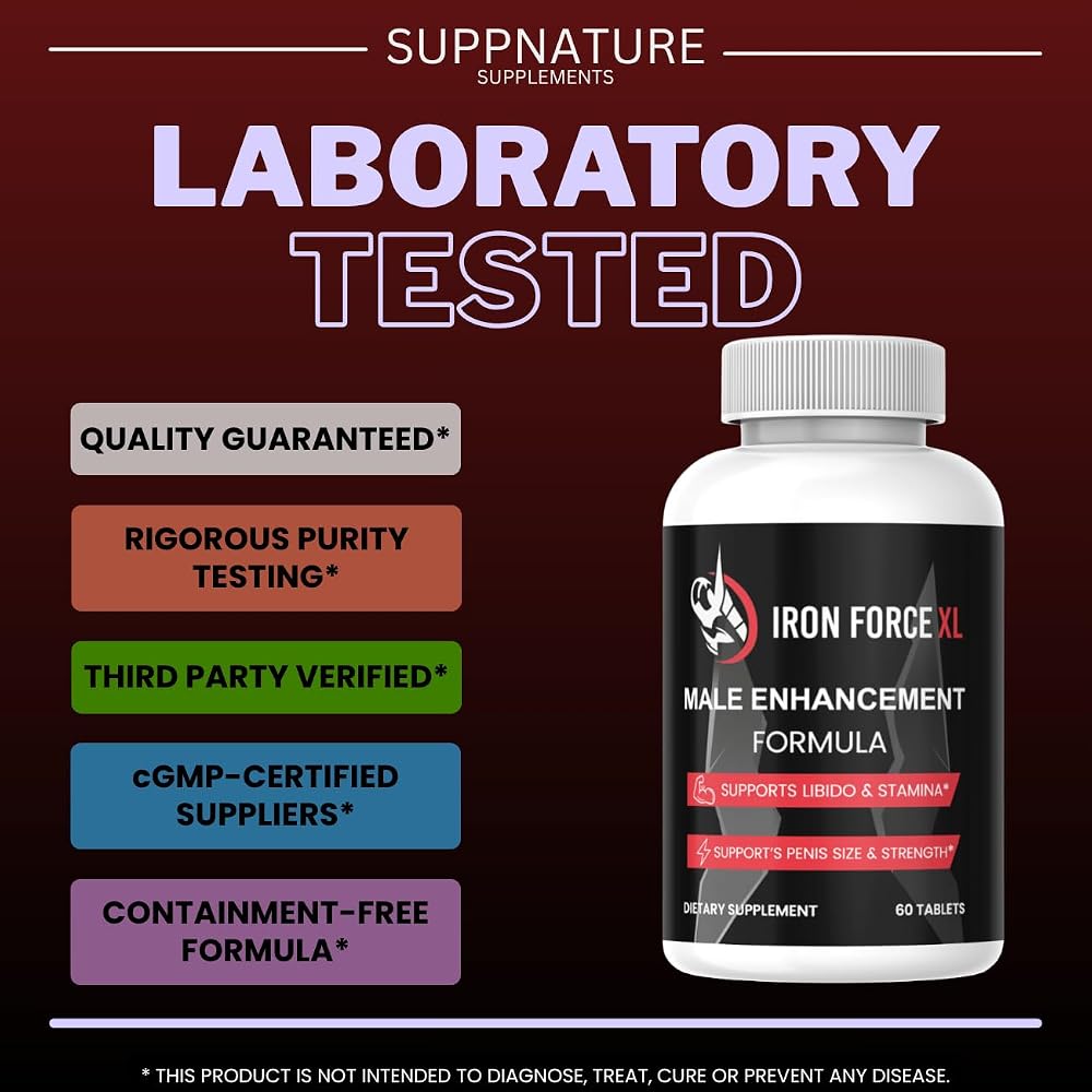 SuppNature Iron Force XL Male Support Formula - 60 Tablets - image 5