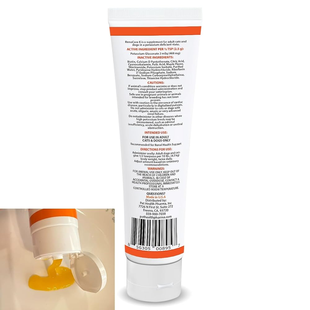 Pet Health Pharma RenaCare K Potassium Gluconate Gel for Dogs & Cats - 15 oz - image 3