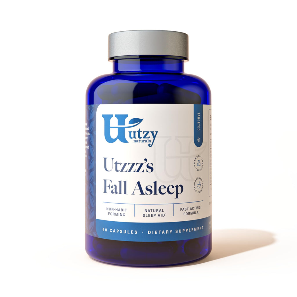 Utzy Naturals Fall Asleep Natural Sleep Aid - 60 Capsules