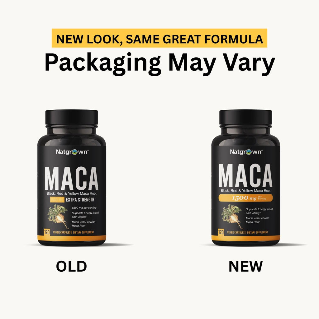 Natgrown Organic Maca Root Powder Capsules - 120 Count - image 5