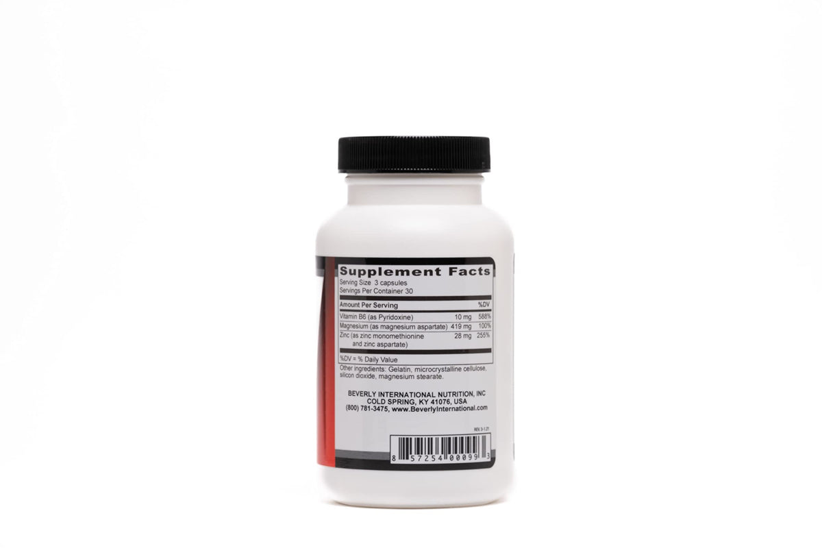 Beverly International ZMA 2000 Zinc Magnesium Aspartate - 90 Capsules - image 2