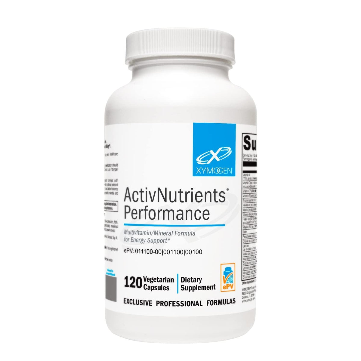 XYMOGEN ActivNutrients Performance Multivitamin - 120 Capsules