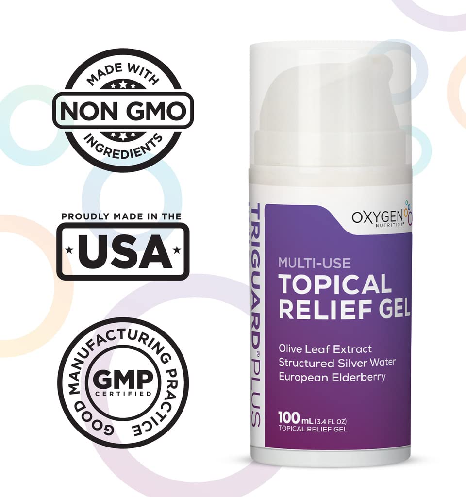 Oxygen Nutrition TriGuard Plus Colloidal Silver Topical Recovery Gel - 3.4 oz - image 2