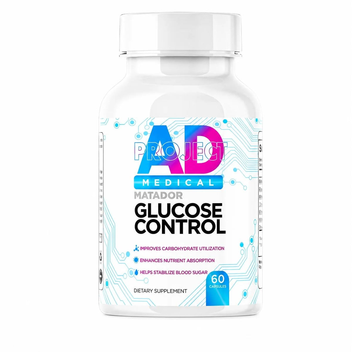 Project AD Matador Glucose Control Supplement - 60 Capsules
