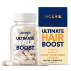 Moerie Ultimate Hair Boost Supplements for Hair, Skin, Nails - 60 Capsules
