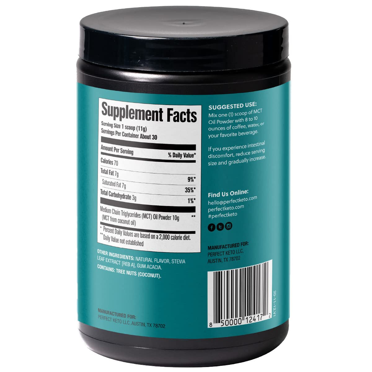 Perfect Keto MCT Oil Powder