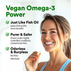 LABO Nutrition OmaxPure Vegan Omega-3 Algae Oil 1000mg - 120 Softgels - image 4