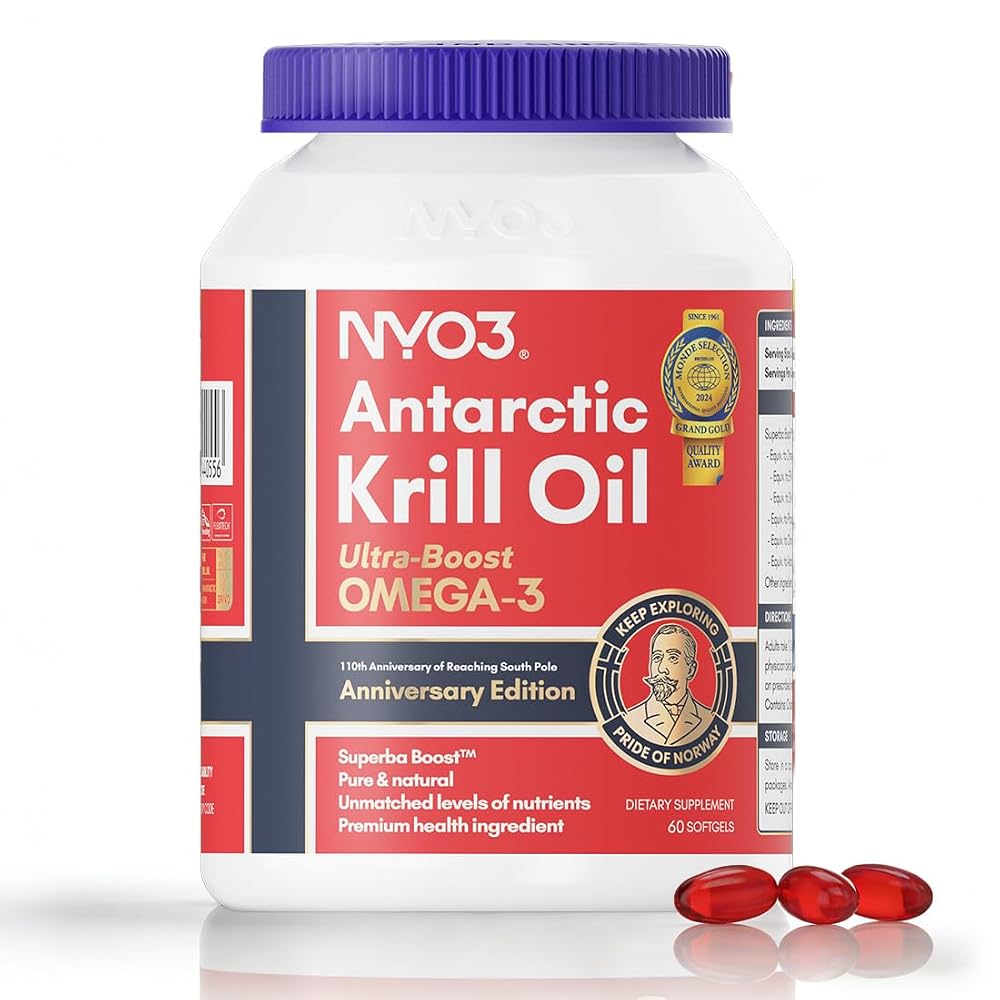 NYO3 Krill Oil Omega 3 Supplement