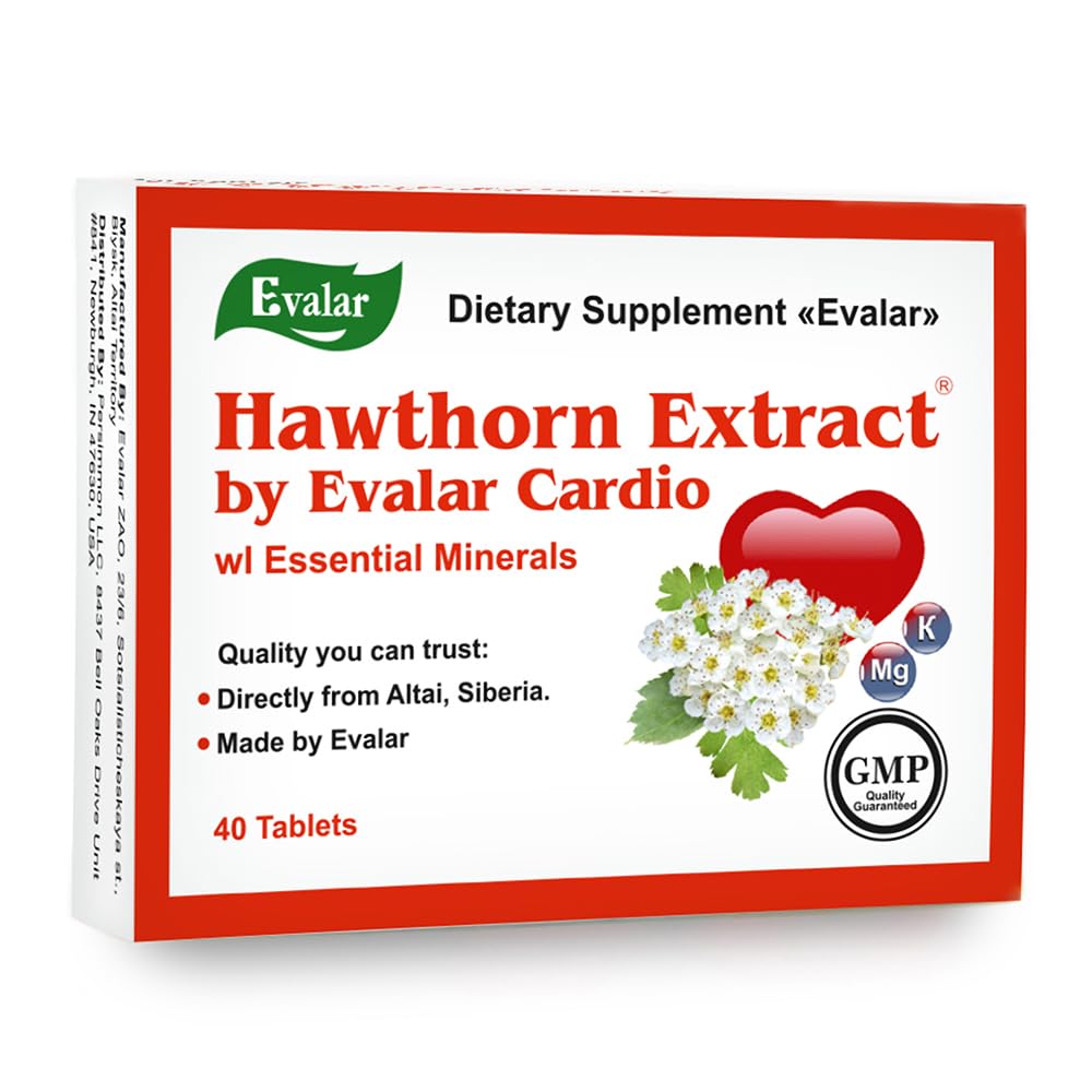 Evalar Hawthorn Cardio Supplement - 40 Tablets