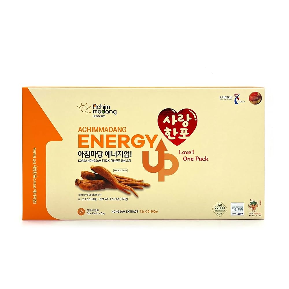 Achimmadang Energy Up Korean Red Ginseng Extract - 30 Sticks