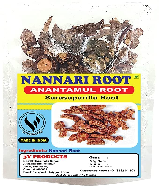 PUB Nannari Roots Indian Sarsaparilla - 100g