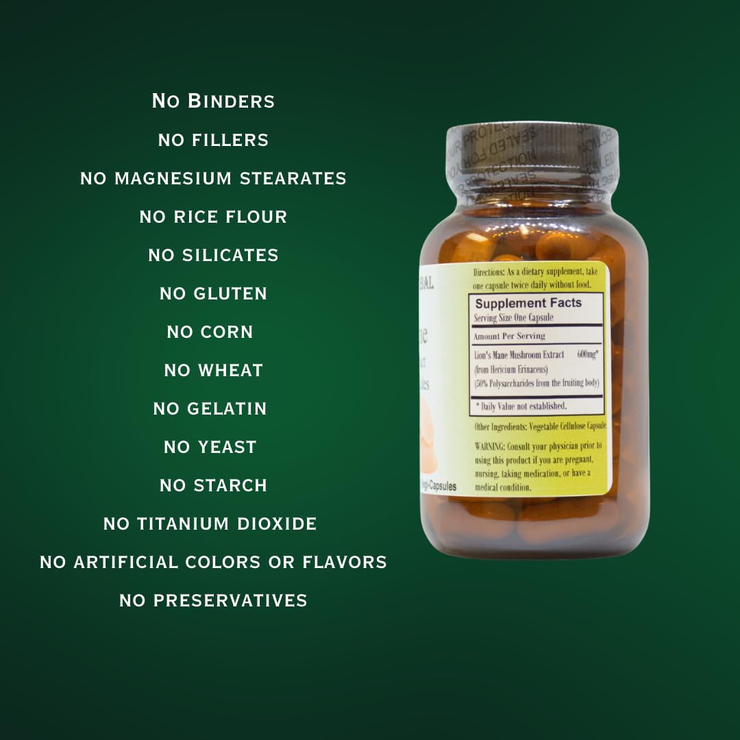 Barlowe's Herbal Elixirs Lion's Mane Mushroom Extract for Cognition - image 5