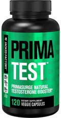 Jacked Factory Primasurge Testosterone Booster for Men - 120 Vegetarian Capsules