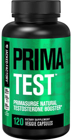 Jacked Factory Primasurge Testosterone Booster for Men - 120 Vegetarian Capsules