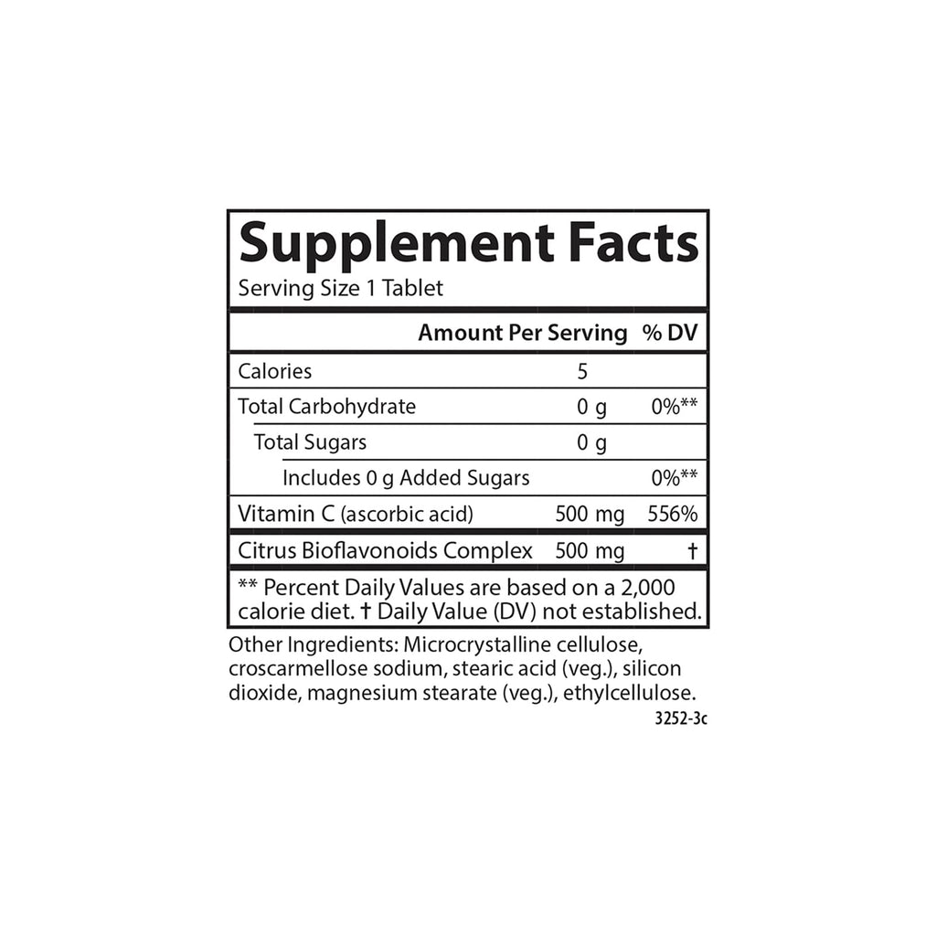 Carlson Super-C Complex 500 mg Vitamin C - 250 Tablets - image 4