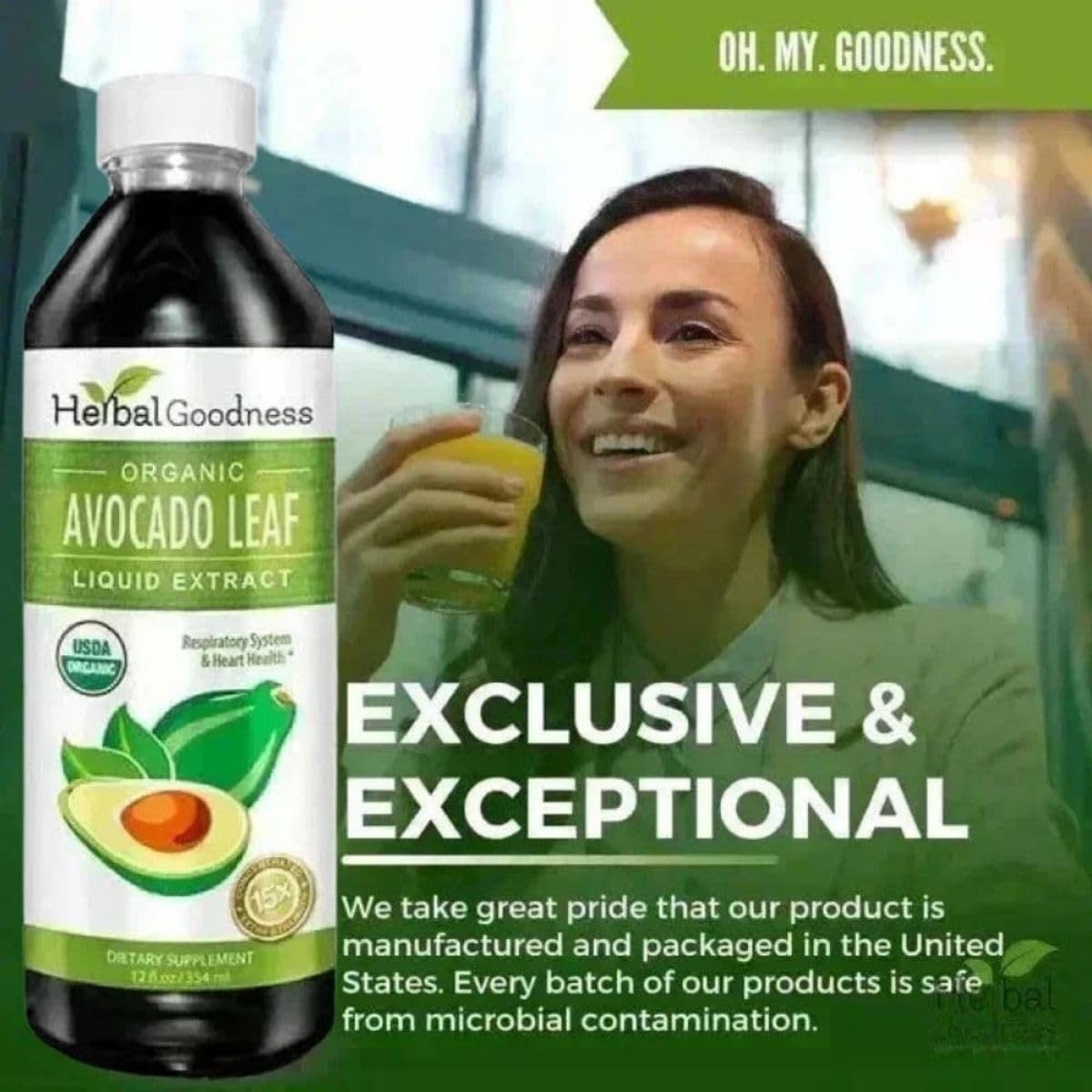 Herbal Goodness Avocado Leaf Extract Liquid Supplement - 12 Pack - image 6