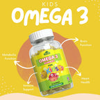 ALFA VITAMINS Omega 3 Kids Gummies Brain Development - 60 Gummies - image 3