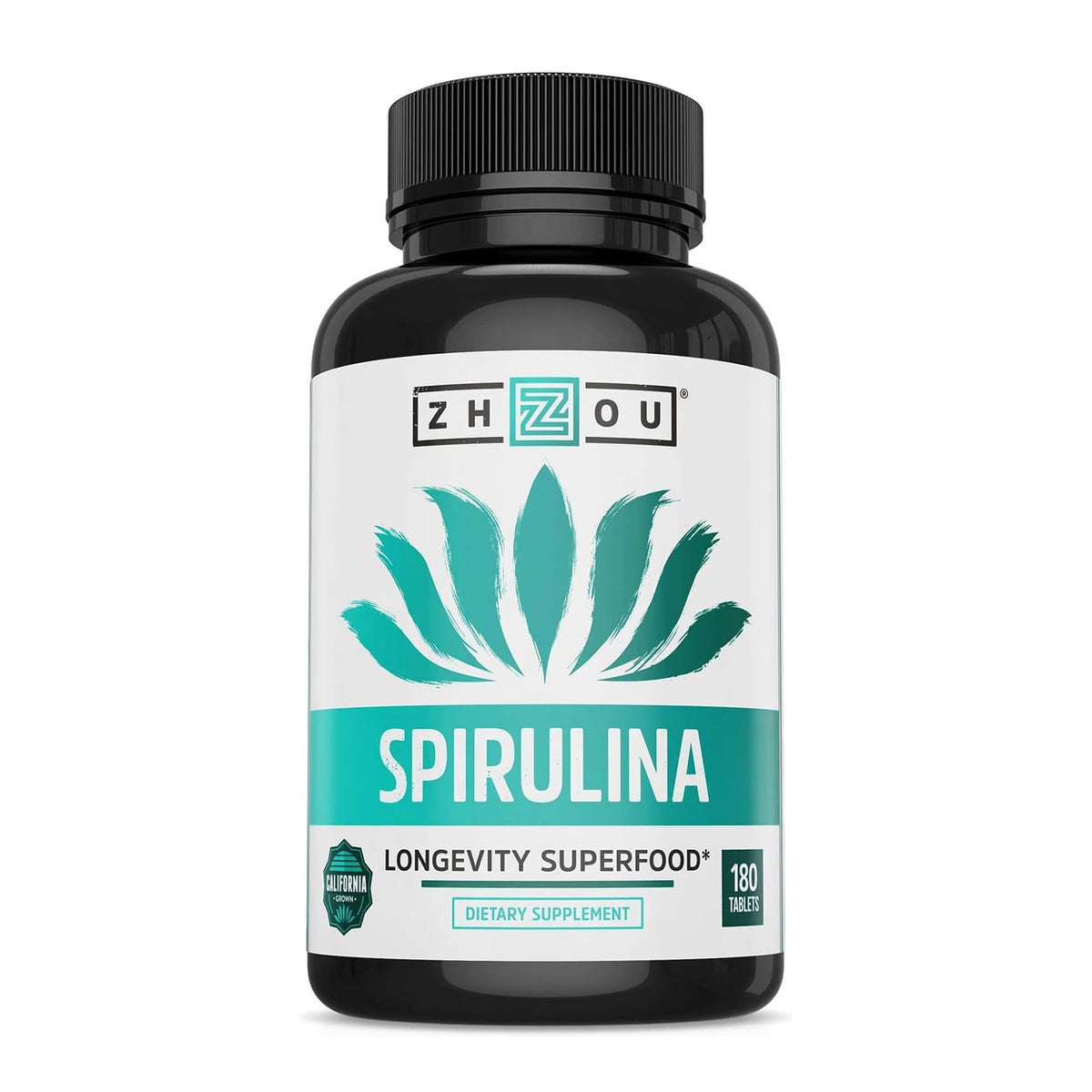 ZHOU Spirulina Tablets for Men & Women - 180 Tablets - image 3