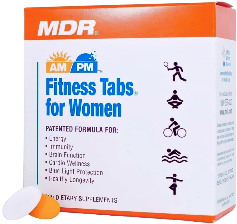 MDR Fitness Tabs AM/PM Multivitamin for Women - 120 Tablets - image 3