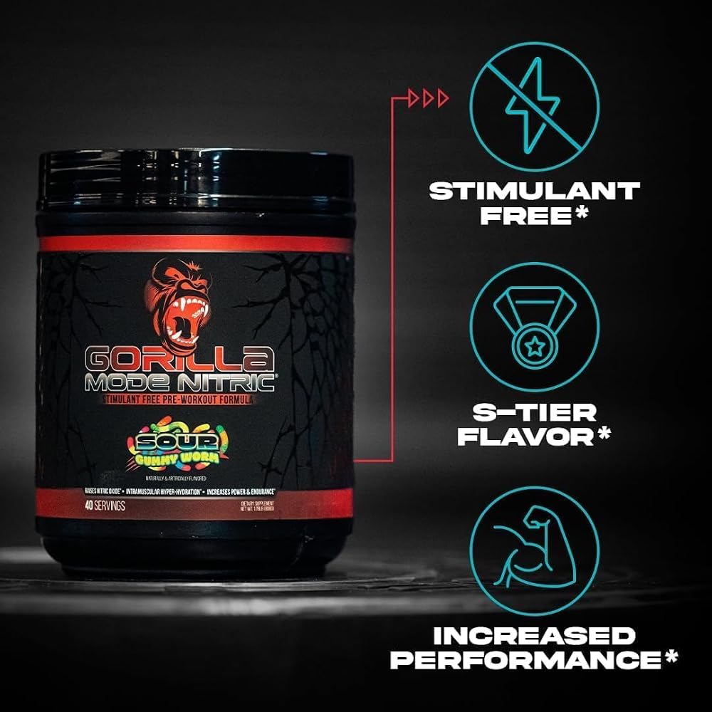 Gorilla Mode Nitric Stimulant Free Pre-Workout