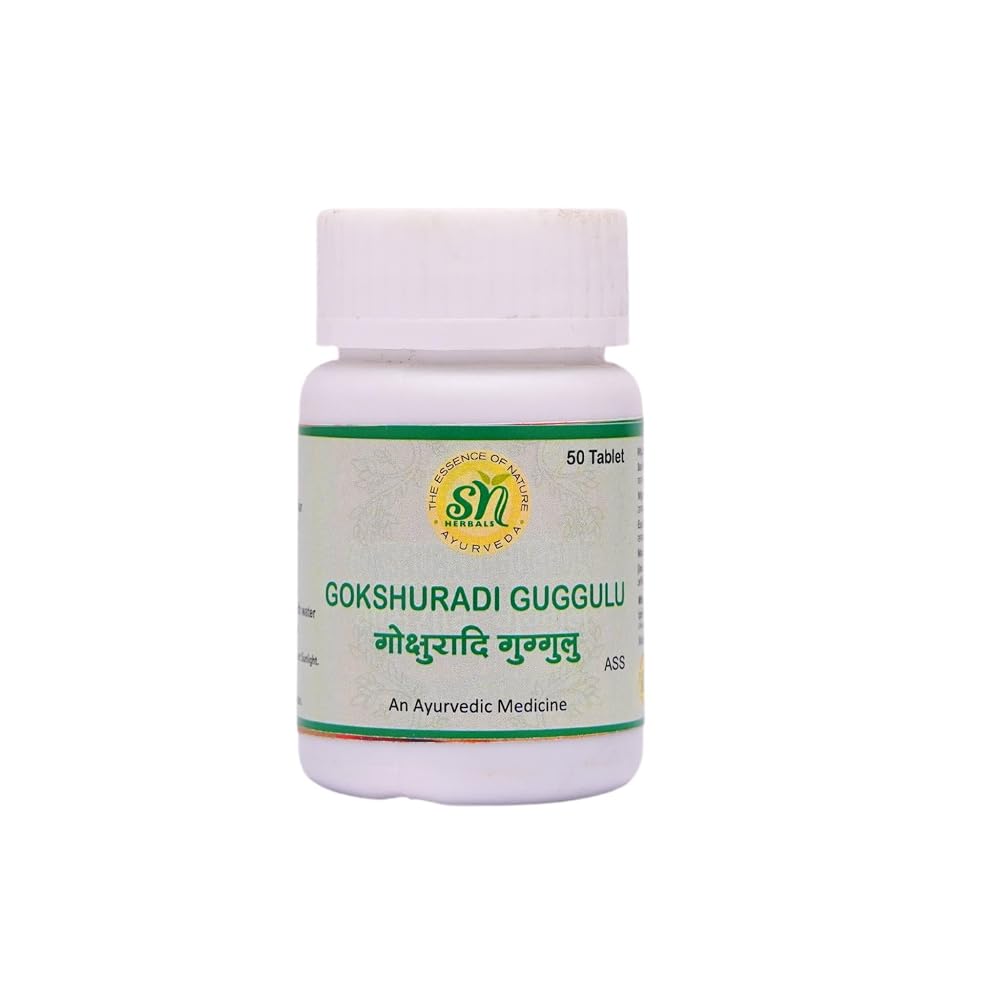 SN Herbals Gokshuradi Guggulu Ayurvedic Herbal Tablets - 50 Tablets