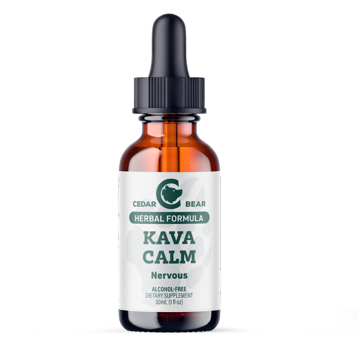 Cedar Bear Kava Calm Liquid Herbal Supplement