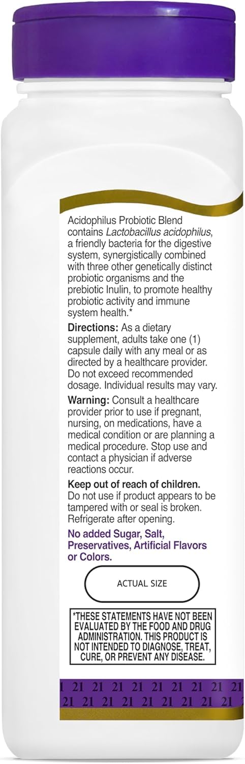21st Century Acidophilus Probiotic Blend - image 4
