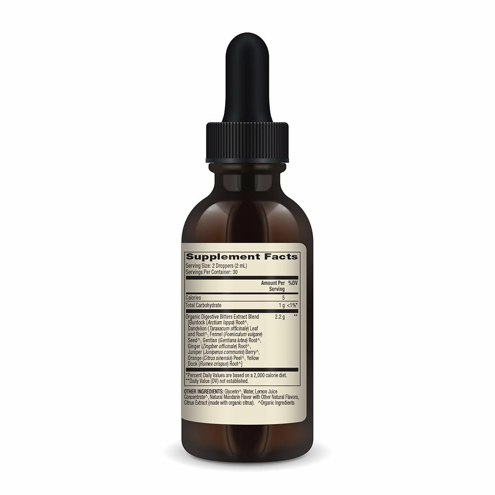 Dr. Mercola Organic Digestive Bitters Liquid Drops - 2 fl oz, 3 Pack - image 2